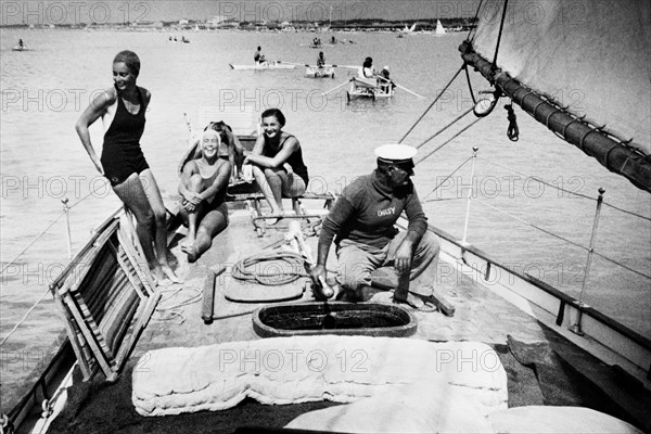 europe, italie, toscane, viareggio, 1930 1940