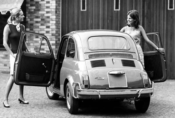 arrière de la fiat 500, 1968