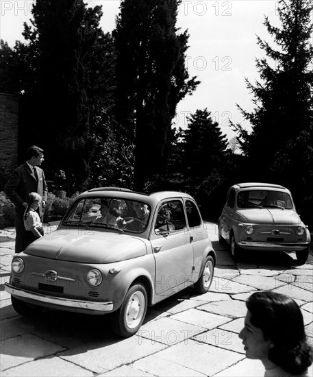 deux fiat 500, 1957