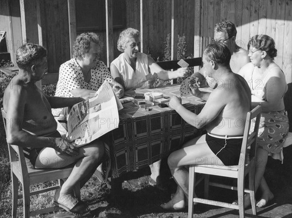 village touristique en autriche, 1962