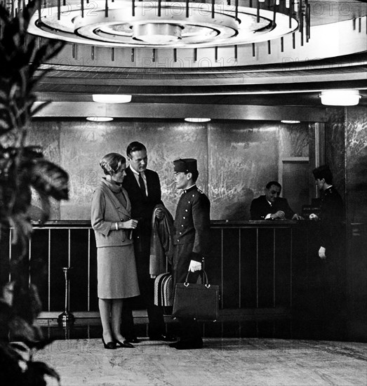 vestibule de première classe de michelangelo, 1968