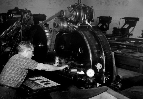 A press phase of the newspaper. 1960