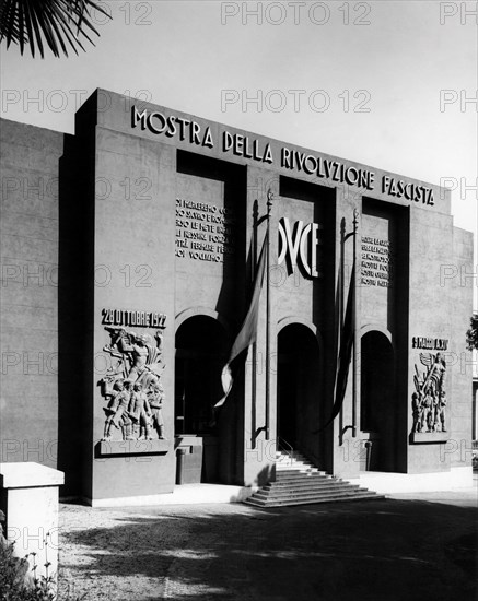 Italy. Rome. Valle Giulia. exhibition of the fascist revolution. 1937