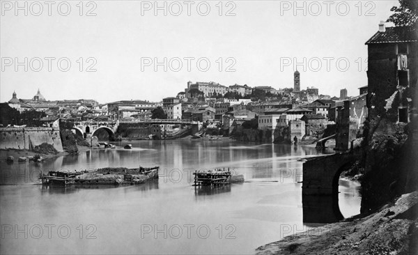 Italy. rome. ponte emilio. 1911