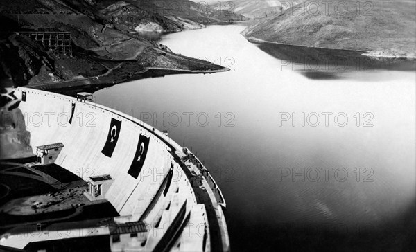 Turkey. ankara. artificial lake. 1939