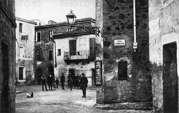 Italy. Tuscany. Casciano. Piazza del Popolo. 1910-20