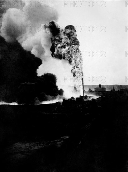 Oil Well To Baku In The Caucasus. 1910-20