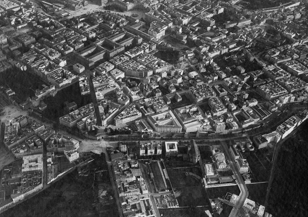 Rome. Aerial View. 1920