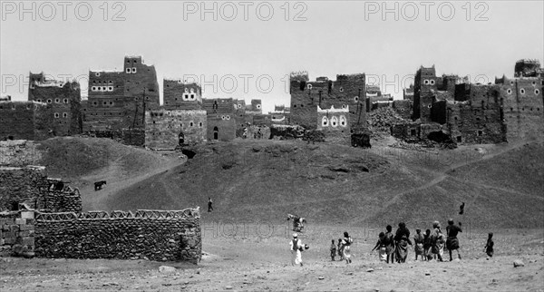 Asia. Yemen. Marib. 1955