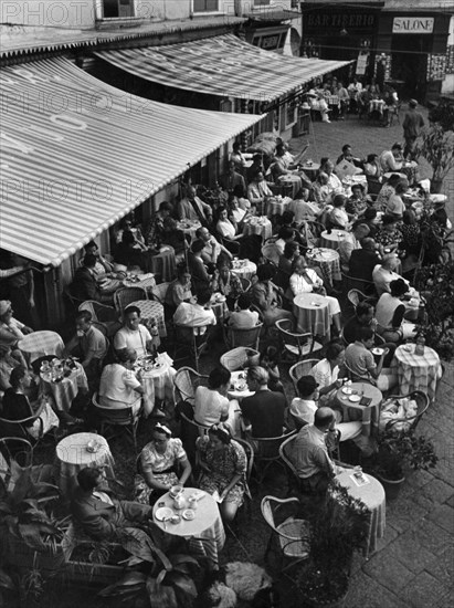 Piazza Umberto I. Capri Island. Campania. Italy 1930