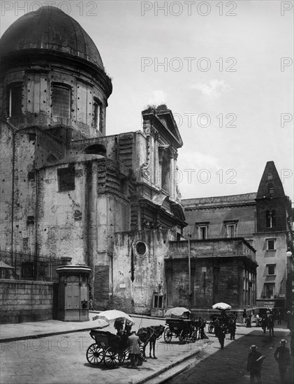 Church Ofi Santa Maria Maggiore Alla Pietrasanta. Naples. Campania. Italy 1910