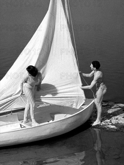 Sailboat With Pirelli Hull. 1961