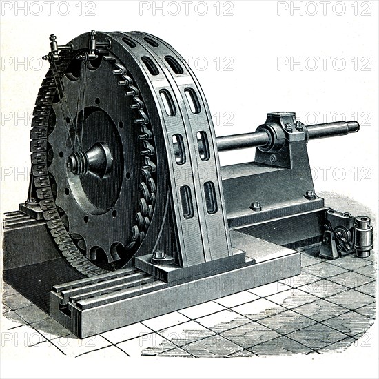 Three-phase current dynamo Oerlikon.