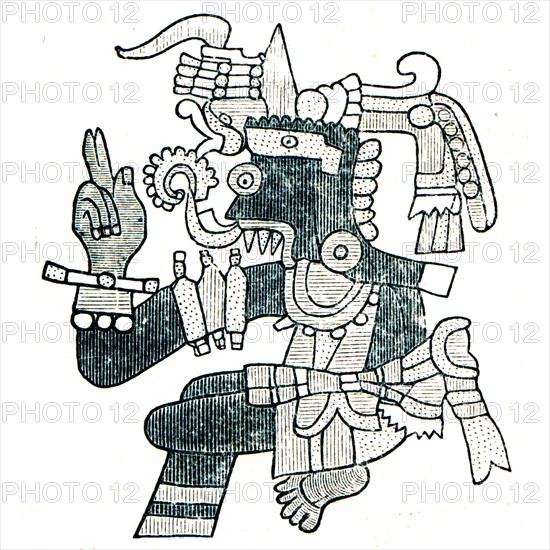 Aztec God of Weather Tlaloc.