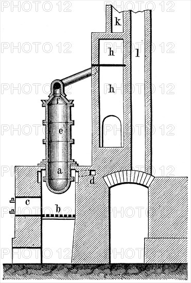 Instrument for refining arsenious acid.