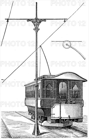 Tram system of Shprage.