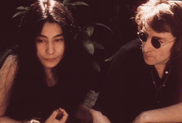 John Lennon And Yoko Ono.