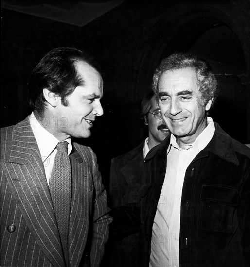 Michelangelo Antonioni Con Jack Nicholson.