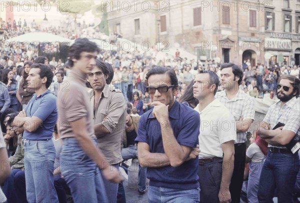 Pier Paolo Pasolini, Trinita Dei Monti, Roma.