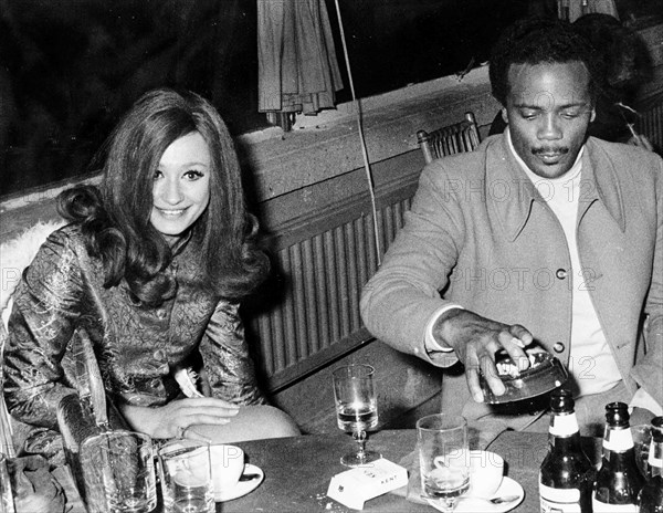 Raffaella Carra and Quincy Jones.