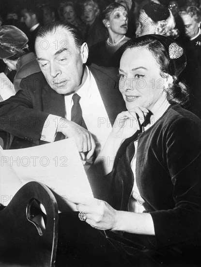 Paulette Goddard and Erich Maria Remarque.