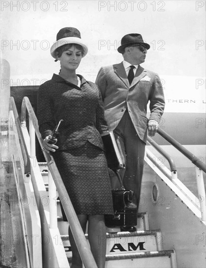 Sophia Loren and Carlo Ponti.