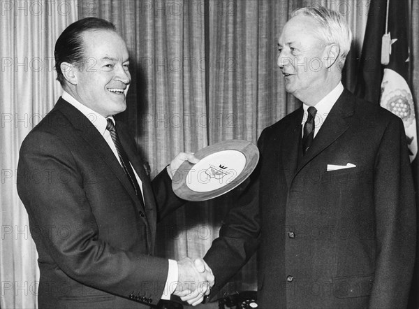 Bob Hope And The American Ambassador David Bruce.