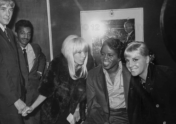 Dany Saval, James Brown and Christine Caron.