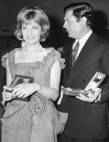 Monica Vitti and Marcello Mastroianni.