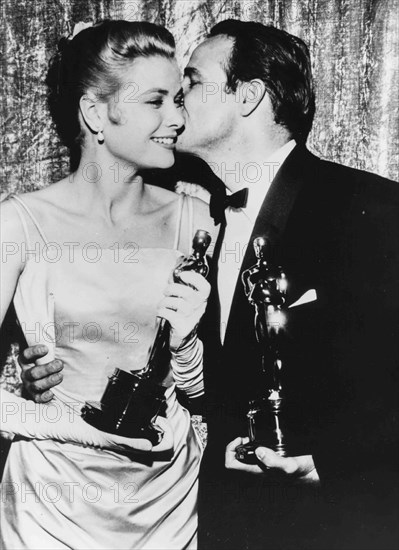 Marlon Brando and Grace Kelly.