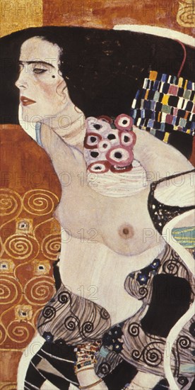 Gustav klimt painting, salome or judith II