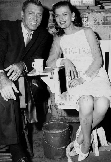 Burt lancaster, elaine martone, 1960