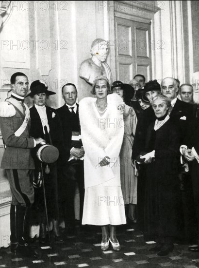 Maria jose of Belgium and Umberto II of Savoy, poggio reale, florence