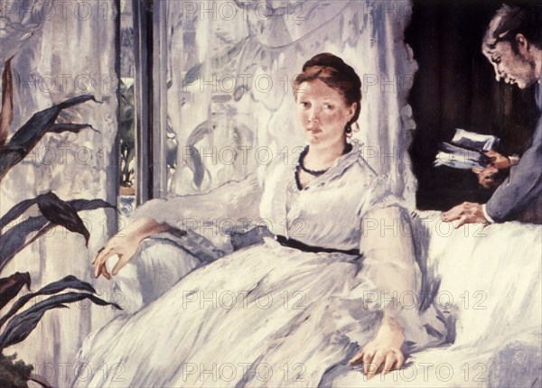 Reading, edouard manet