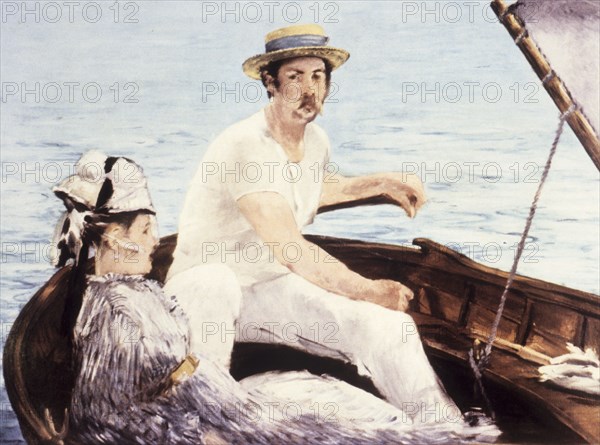 Boating, edouard manet