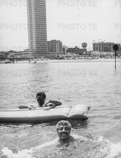 Gino bramieri and wife, 60s