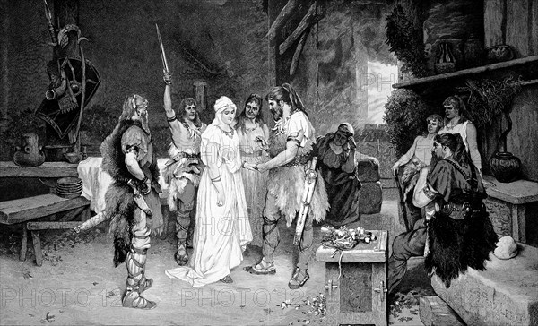 Old Germanic Wedding Ceremony