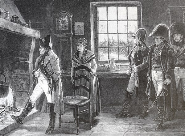 Napoleon Before His Final Decision In The Military Campaign Of 1814