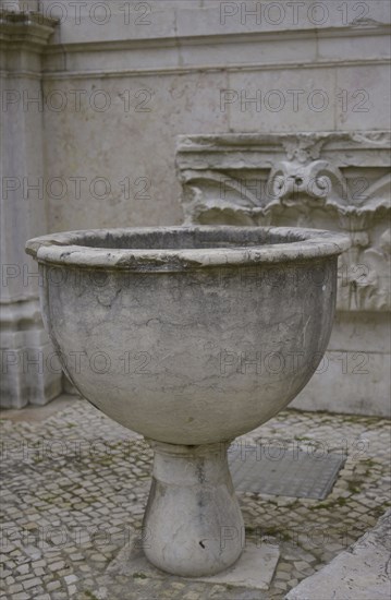 Baptismal font.