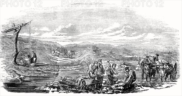 Sappers Repairing The Road Between Schumla And Varna During Crimean War.