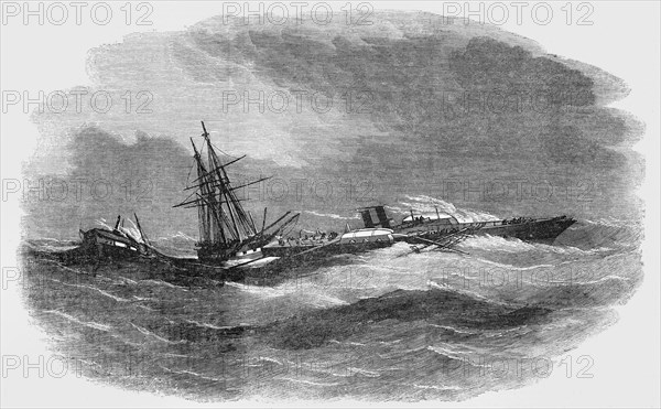 Ship Wrecks Off The Katscha Following A Hurricane During The Crimean War.