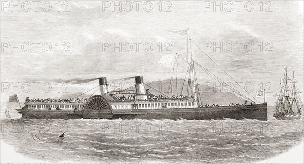 The Saloon Steam Packet Company's vessel.