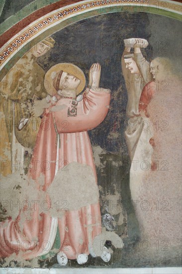 Fresco in the Church of Sant'Agostino, Fabriano