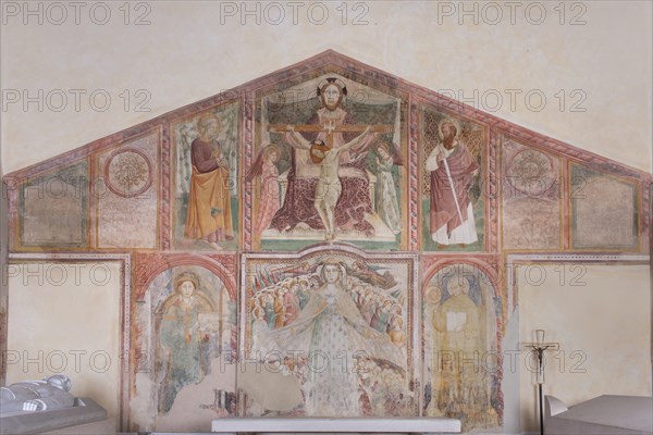 Fresco of the church of Santa Maria della Misericordia in Falconara Marittima