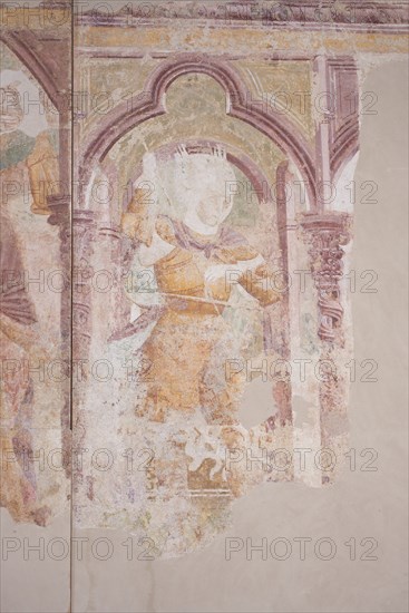 Fresco of the church of Santa Maria della Misericordia in Falconara Marittima