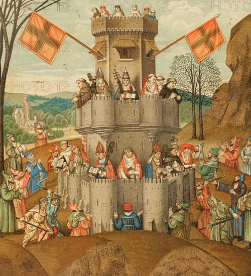 Representation of the Catholic Church as The Fortress of Faith
