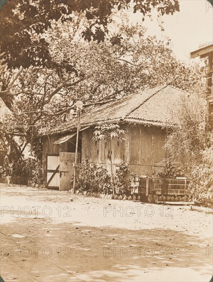 Road to boat sheds, Bombay