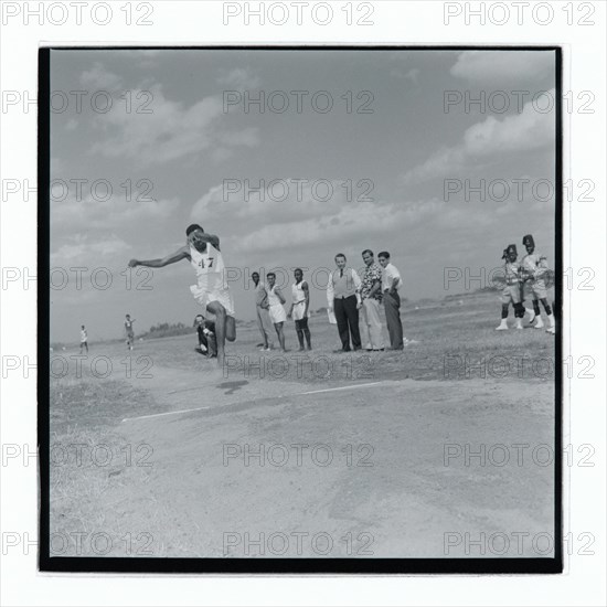 Post Office sports competition long jump