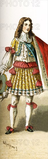 The Figure represented here is Philipp of Orleans, Duke of Chartres, in 1660. The illustration dates to 1882.