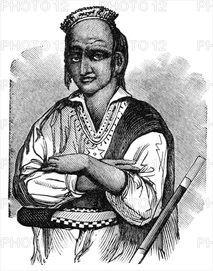 King Philip (d. 1676) was an Indian leader in most important Indian War of New England. He was the chief the Wampanoag Indians and the son of Massasoit. As a result of being forced to give the English land and following the execution of three Indians on murder charges, King Philip's War broke out in 1675, lasting until 1676. .